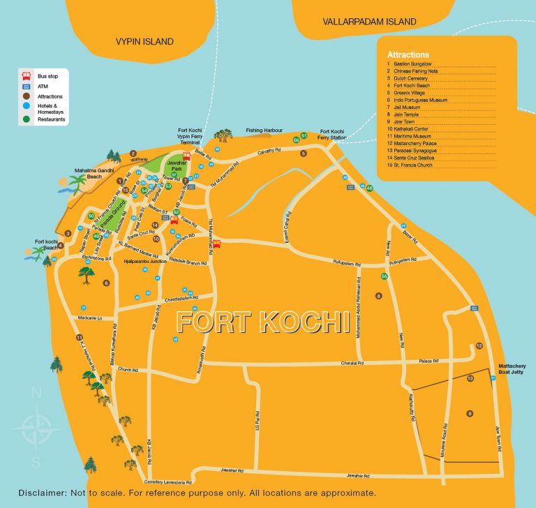 Fort Kochi Tourist Map 768x728 